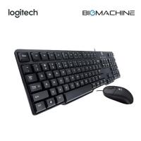 ราคา คีย์บอร์ด/เมาส์แบบมีสาย Logitech MK100 Classic Desktop (920-003649) (54205757105)