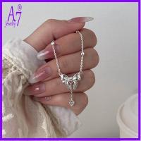 ราคา สร้อยคอ RhinestoneBowknot สำหรับผู้หญิง RXW1980 (56553812349)