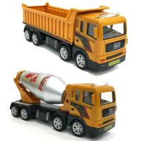 ราคา RWRTOY รถบรรทุก รถโม่ปูน โมเดลรถของเล่น รถดั้ม รถผสมปูน ขายจับคู่และเดี่ยว A711 (29127604670)