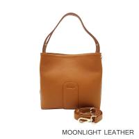 ราคา กระเป๋าหนังแท้ รุ่น Monica หนังวัวแท้ฟอกแบบชามัวร์พ่นสะท้อนน้ำ สีน้ำตาลอ่อน หนังนิ่ม สวย โดนน้ำได้ รับประกัน 1 ปีเต็ม (3445060271)