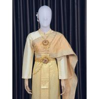 ราคา ชุดไทยศิวาลัยสีทอง ชุดเจ้าสาว ชุดไทย (24703389536)