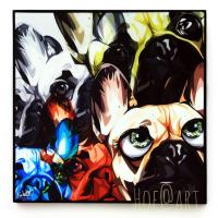 ราคา Dog หมา Abstract รูปภาพ​ติด​ผนัง​ pop art สุนัข สัตว์เลี้ยง แต่งบ้าน ของขวัญ กรอบรูป รูปภาพ (9313688887)