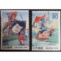 ราคา J065 แสตมป์ญี่ปุ่นใช้แล้ว Prefectural Stamps - Niigata ปี 1999 ใช้แล้ว สภาพดี ครบชุด 2 ดวง (2911876749)