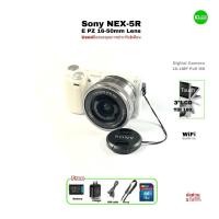 ราคา Sony NEX-5R 16.1MP Full HD 60i WiFi Camera กล้องดิจิตอล+เลนส์ E-Mount 16-50mm P Zoom Lens 3”LCD Touch Selfieมือสองคุณภาพ (28301796223)