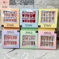 ราคา S-10 ขายยกโหล ราคาส่ง (12 กล่อง) เล็บปลอม คละแบบคละลายตามรูป แถมกาวทุกกล่อง (29425709224)