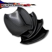 ราคา เบ้ากลม เบ้ารองมือเปิดประตู ไม่มีโลโก้ เครฟล่าดำ 4ประตู Mitsubishi L200 Triton Plus Pajero Sport ปี2005 - 2019 (7281271734)