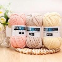 ราคา พร้อมส่ง ‼️ ไหมผ้ายืด ไหมพรหมถักกระเป๋า มีหลายสีมากค่า (18035450733)