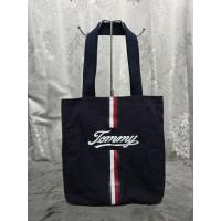 ราคา NO.382 กระเป๋าผ้าแคนวาสแบรนด์ TOMMY HILFIGER งานเก่าสภาพดี (49754100495)
