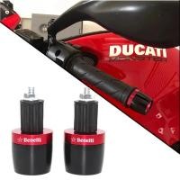 ราคา Motorcycle Accessories Handlebar Grips Handle Bar Cap End Plugs For BENELLI TNT 125 135 TNT125 TNT1 (43326841911)