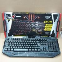 ราคา คีย์บอร์ด MD Tech KB500L คีย์บอร์ดเรืองแสงมีสาย USB (ออกใบกำกับภาษีได้) (22239709946)