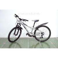 ราคา จักรยานเสือภูเขาญี่ปุ่น - ล้อ 24 นิ้ว - มีเกียร์ - อลูมิเนียม - มีโช๊ค - Cannondale - สีเงิน [จักรยานมือสอง] (28850994828)