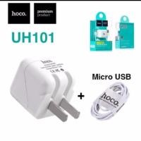 ราคา ที่ชาร์จ Hoco Premium Sets Charger + สายชาร์จ Micro/iphone USB UH101 (1988607772)