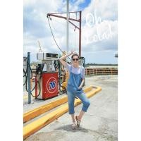 ราคา สินค้าพร้อมส่ง ชุดเอี้ยมผ้าสียีนส์ขายาว งานป้าย (243114677)