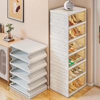 ราคา NeatBox กล่องรองเท้า โปร่งใส รุ่น 6N-084-044 ไม่ต้องประกอบ พลาสติกแข็ง เปิดฝาหน้า ซ้อนได้ ใส่รองเท้าหุ้มส้น ส้นสูงได้ (24476599080)