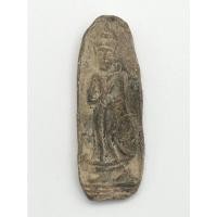 ราคา พระปางลีลา เนื้อดิน หลังยันต์อุ - 00019 (19388435579)