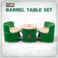 ราคา ชุดโต๊ะถังน้ำมัน2ที่นั่ง นั่งกลางแจัง(อ่านรายละเอียดก่อนกดสั่ง) (8114030278)