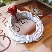 ราคา 1.5mm 2y แบ่งตัดขนาดเล็ก 180cm ยางยืด เส้นกลม สม๊อค ยางยืดวีนัส เล็ก สีขาว ขนาด1.5 มิล (4119227567)