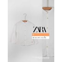 ราคา ZARA เสื้อเชิ้ตเด็ก คอจีนแขนยาว สีขาว ผ้าคอตตอน / Size 6 มือสอง สภาพดี พร้อมจัดส่ง (53600154496)