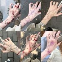 ราคา สติกเกอร์ข้อมือลายดอกพีชและผีเสื้อ ดีไซน์สวยงาม กันน้ำ ทนทาน ทำความสะอาดได้ คงความงามไว้นาน (52655991233)