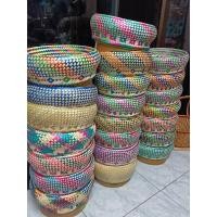 ราคา ขันตักบาตร ถาดใส่ของ กระบุงสาน กระจาดสาน พานวางดอกไม้ พานวางผลไม้ ขันใส่บาตร (9233948757)