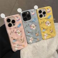 ราคา ส่งจากไทย เคสไอโฟน14 ลายการ์ตูนหมีขั้วโลก เคสลายอุกกาบาต For IPhone13 11 12 14PLUS 6/7/8 15 16ProMAX X XR XSMAXกันกระแทก (40161719850)