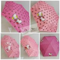 ราคา ใหม่✨ร่มพับ 3 ตอน ลายคิตตี้ (2181454143)