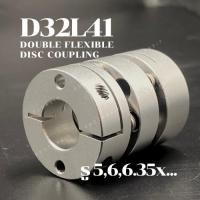 ราคา D32 L41 Size 5,6,6.35x......mm คัปปลิ้งไดอะเฟรมคู่ / Coupling daiphragms / Double flexible disc coupling (19219629577)