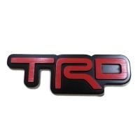 ราคา *ส่งเร้ว* TRD Logo โลโก้อลูมิเนียมสีแดง พร้อมกาวพร้อมติดตั้ง Toyota Racing Development (21679985919)