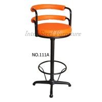 ราคา Inter Steel เก้าอี้บาร์มีพนักพิง-เบาะหมุน รุ่น Bar Chair111A/Blaโครงดำ (197351182)
