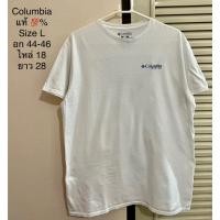 ราคา ส่งต่อ‼️เสื้อยืด เสื้อคอกลม Columbia แท้ %ลายสวยหายาก‼️ (มือ2สภาพดี✨รอยจุด1 จุดแทบไม่เห็นตามภาพสุดท้าย‼️)~Shopหลายพัน (28187349921)
