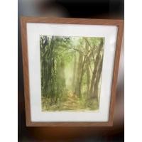 ราคา ภาพวาดสีน้ำ กรอบรูปติดผนัง พร้อมกรอบไม้สวยงาม ขนาด 29 x 34 ซม. (4308045788)
