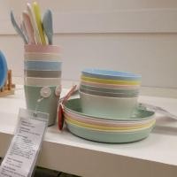 ราคา IKEA (อิเกีย)​ แท้ค่ะ KALAS คาลอส ชุดอุปกรณ์รับประทานอาหาร จาน ชาม แก้ว ช้อน ส้อม มีด สำหรับเด็ก ครบเซ็ต (1640261351)