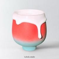ราคา Monocrom of tone to tone. Ceramic cup แก้วเซรามิกHandmade ทนความร้อนสามารถนำเข้าไมโครเวฟได้ (29475700148)