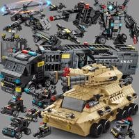 ราคา เข้ากันได้กับอิฐ LEGO ทหาร Transformers SWAT รถประกอบของเล่นเพื่อการศึกษาสำหรับเด็กของขวัญเด็กอายุ (24784190234)