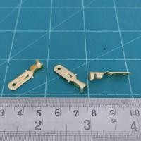 ราคา (10 ตัว) หางปลา เสียบ ขั้วเปิด ขั้วจีบ ตัวผู้ ทองเหลือง 6.3mm ยี่ห้อ KING อย่างดี #MSC 6.3mm ทองเหลือง KING (51004876205)