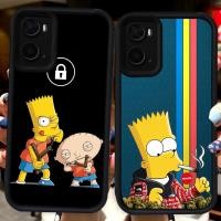 ราคา ปลอกสีดําสําหรับ OPPO A36 A57s A57 A96 A76 A77 A57e A77s H88 ซิมป์สัน (40210249824)