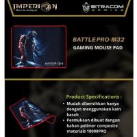 ราคา แผ่นรองเมาส์ Imperion - Battle Pro M32 - แผ่นรองเมาส์สําหรับเล่นเกม (47656214359)
