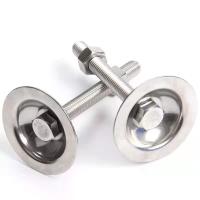 ราคา M8M10M12 Foot Bolt 304 สแตนเลสแบนเท้าถ้วยสกรูเท้าถ้วยปรับเท้าคงที่ถ้วยเท้า ABCU (51755385007)