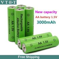 ราคา 2024 New AA Battery 3000 MAh Rechargeable Battery NI-MH 1.5 V AA Battery for Clocks, Mice, Computers, Toys So on Toys (28857557969)