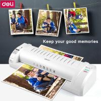 ราคา เครื่องเคลือบบัตร Deli-3893 Laminator A4 Laminator, Laminating Documents, Photos, Adjustable 2 Levels, No Bubble (20627754725)