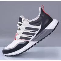 ราคา （Hot）Adidas Ultra BOOST All Terrain Running shoes For Men Black Grey Red#8016 (24153693778)