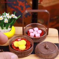 ราคา (หัวใจที่อบอุ่น) ตุ๊กตาเลียนแบบไม้ไผ่สไตล์โบราณจีนรอบตะกร้าอาหารอุปกรณ์เสริมตุ๊กตาบ้านเครื่องประดับขนาดเล็ก (44051471434)