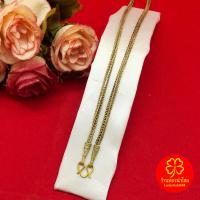 ราคา สร้อยคอทองเหลืองโบราณลายสี่เสาคั่นหัวจรวดพ่นทราย ความยาว 20, 24 นิ้ว งานทองเหลืองแท้ งานดิบไม่ได้ชุบ พร้อมส่ง (41428170470)