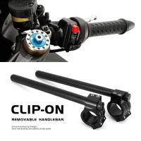 ราคา For Aprilia RSV4 Tuono V4 RS250 RSV1000R Motorcycle Handlebar Adjustable CNC Clip On Ons Fork Handl (58054967183)