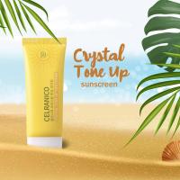 ราคา Celranico Crystal Tone Up Sunscreen SPF50 + PA + + Whitening Sun Cream UV Protector 40ml (29300780319)