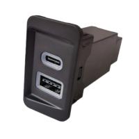ราคา Quick Charge Car Charger TYPE-C PD QC3.0 USB Interface Socket Fast Car Charger Use For Great Wall H (56256206778)