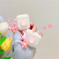 ราคา เคสหูฟังบลูทูธไร้สาย TPU แบบนิ่ม ลายหน้ายิ้ม สีขาว เรียบง่าย สําหรับ AirPods 1 2 3 Pro AirPods 2 AirPods 3 เคส airpods pro เคส airpods (19218063683)