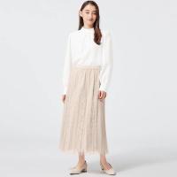 ราคา Preloved GU Global by Uniqlo กระโปรงผ้าจับจีบ/GU กระโปรงพลีทกระเบื้อง/กระโปรงจีบ Uniqlo GU (23463002910)