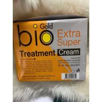 ราคา ทรีทเม้นไบโอ (สีทอง) Bio Gold Extra Super Treatment Cream (1 กล่อง 24 ซอง) (25962882771)
