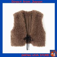 ราคา JILL by JILL STUART เสื้อกั๊กขนเฟอร์พร้อมโบว์ รุ่น 125-5250009 สีน้ำตาล ไซซ์ฟรี (นุ่มสบาย “Soft & Cozy”) 【ส่งตรงจากญี่ปุ่น】 (48606003361)